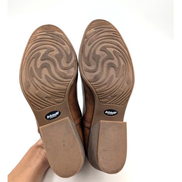 Dr. Scholl's Laurel Women's Ankle Boots Almond Toe Brown Size US8.5 EU39 - Picture 11 of 12
